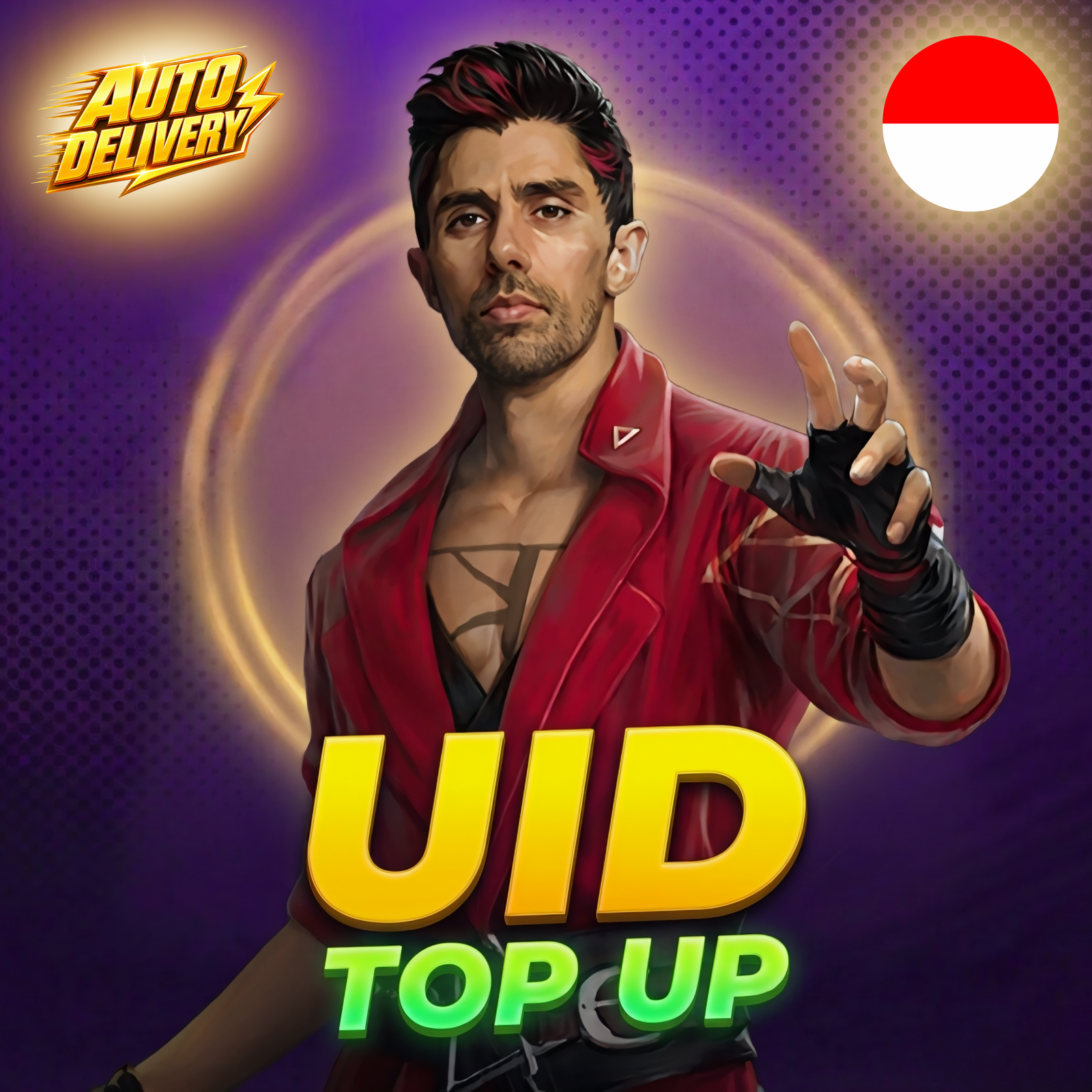 Free Fire diamond top up for Indonesia server via OVO, DANA, GoPay, ShopeePay