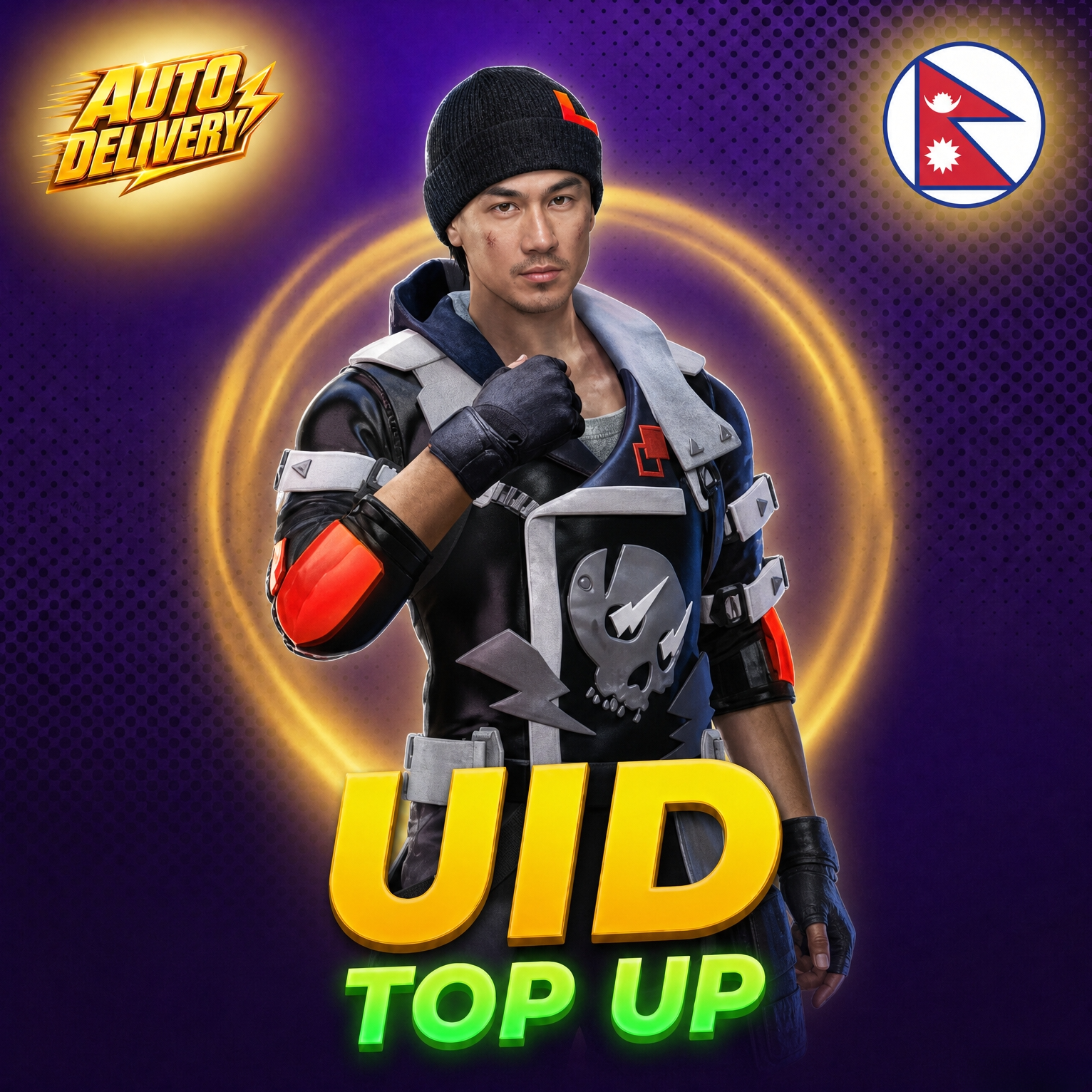 Free Fire diamond top up for Nepal server